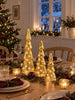 Kerstbomen met LED-licht - Set met 3 formaten