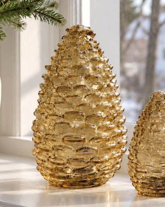 Dennenappel 25cm - meerdere kleuren