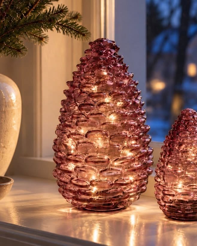 Dennenappel 25cm - meerdere kleuren