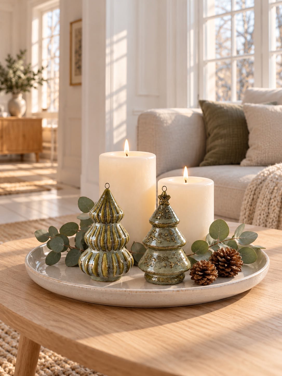 Kerstboom porselein - Green MIX