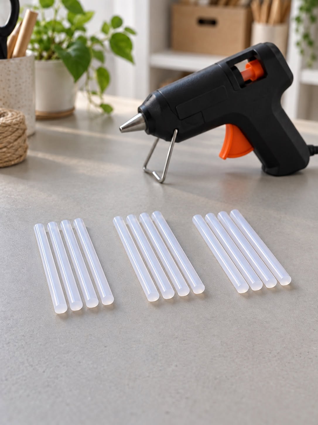 Lijmstiften 7 x 10 cm - 12 stuks – helder