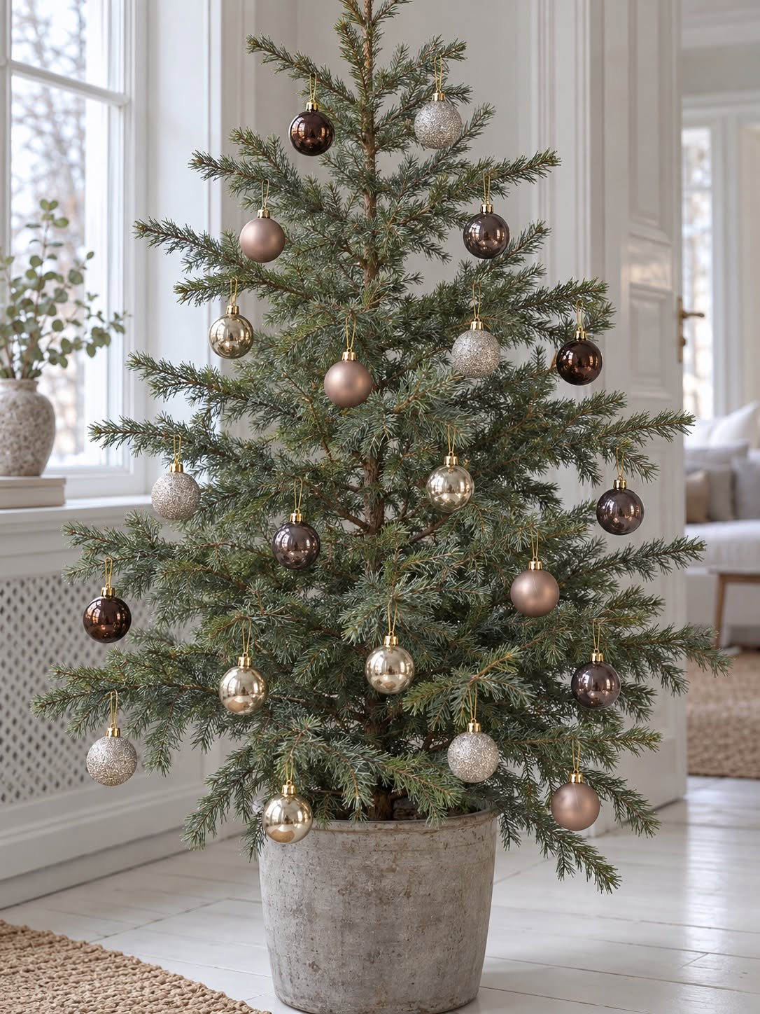 Kerstballen 20 st. – Bruine tinten