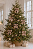 Pakket van 6 strikken - Roze met glitter