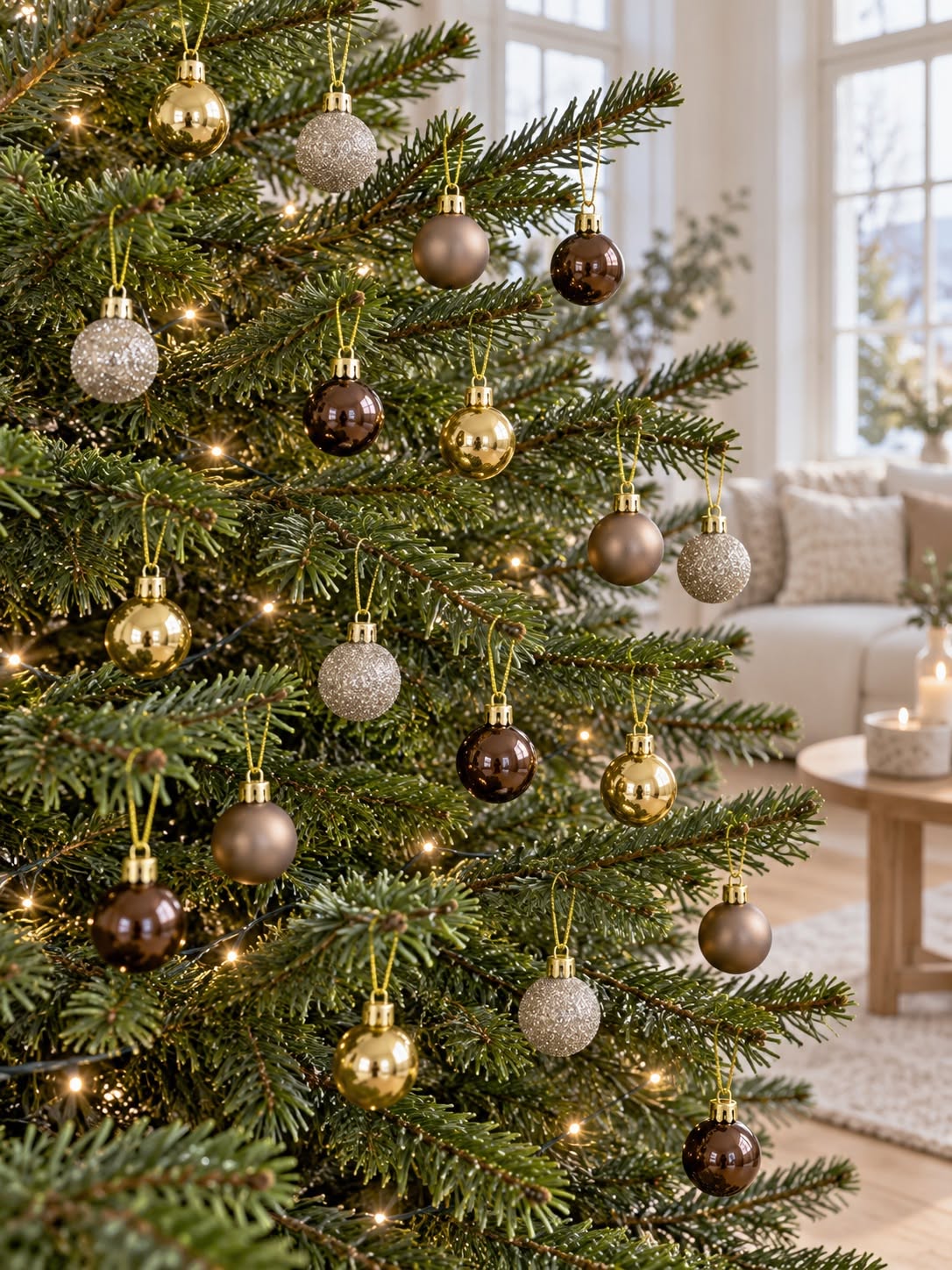 Mini kerstballen - 24 stuks