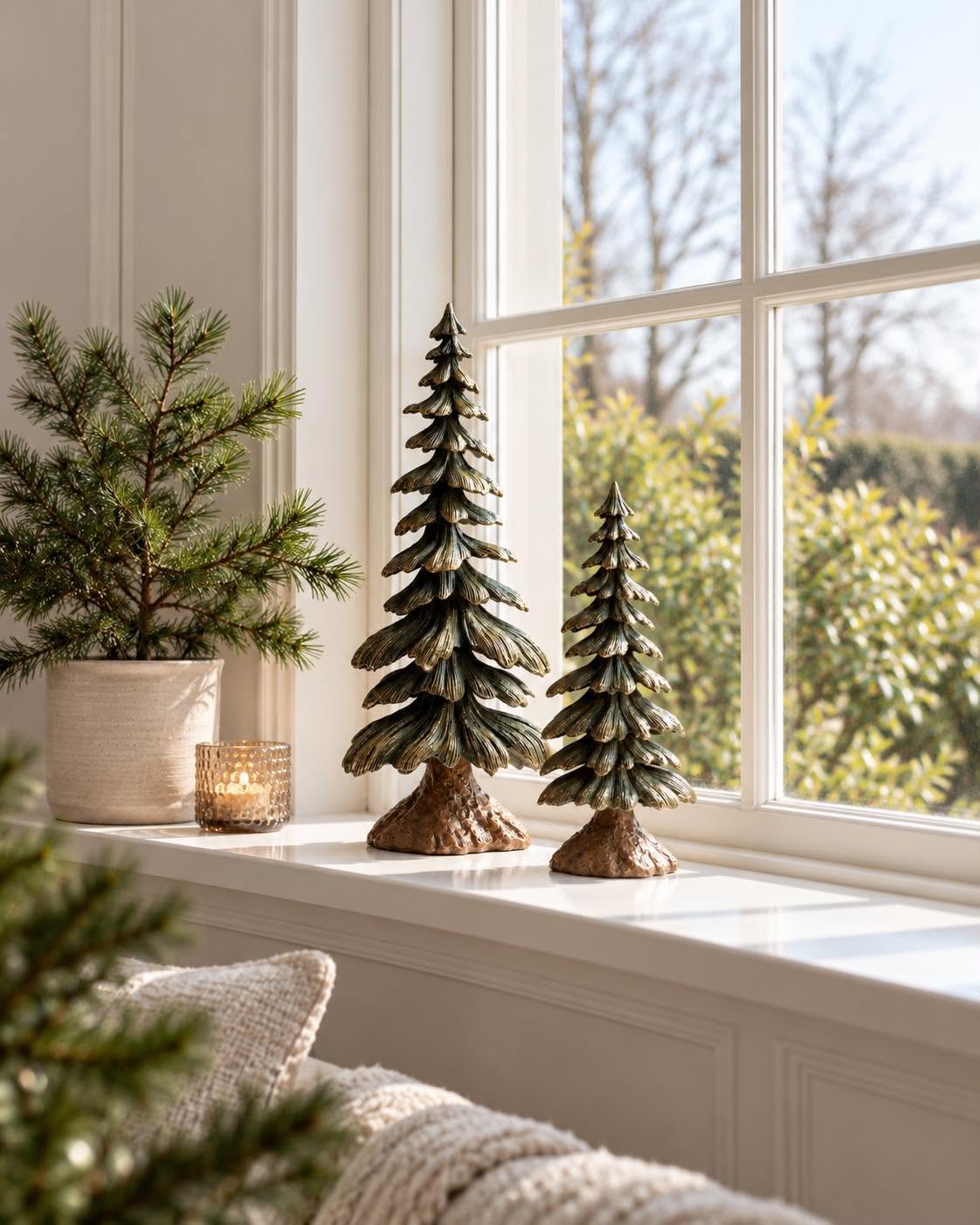 Kerstboompje resin – decoratief figuur