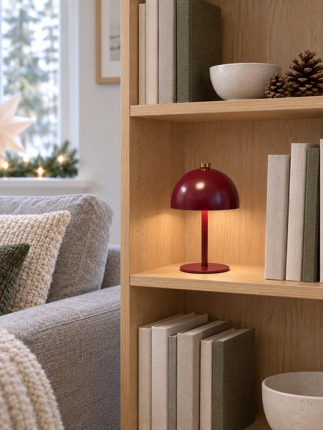 Mini lamp - Bordeaux