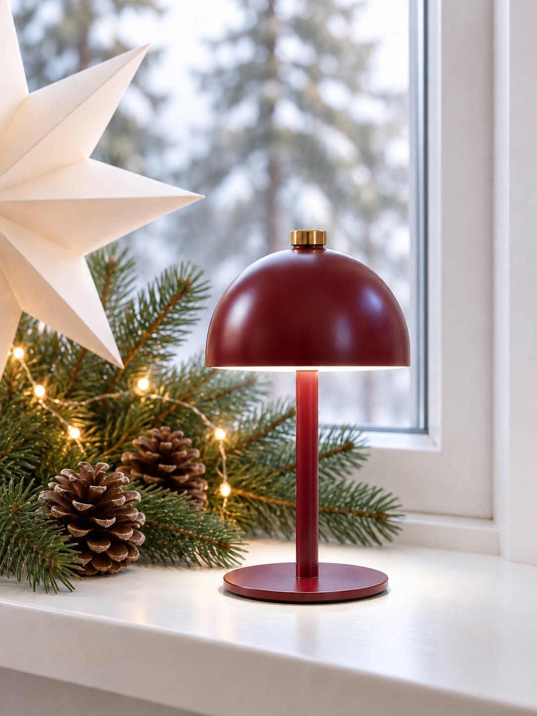 Mini lamp - Bordeaux