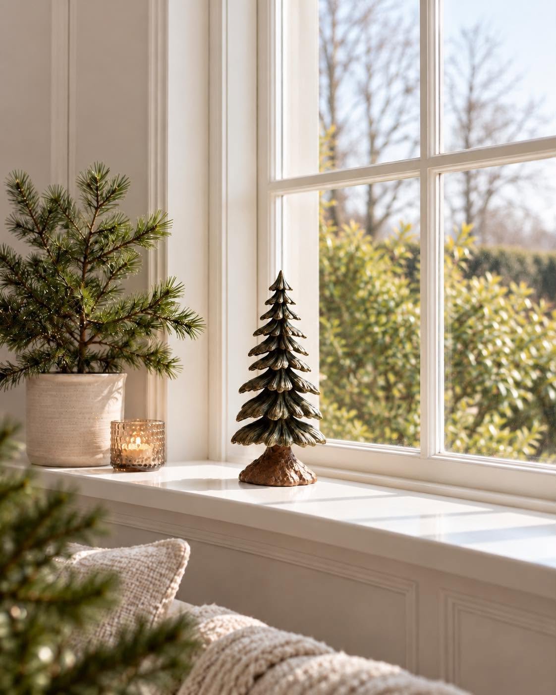 Kerstboompje resin – decoratief figuur