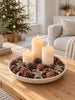 Decoratieve mix met dennenappels, schors en sterren - 300 gram