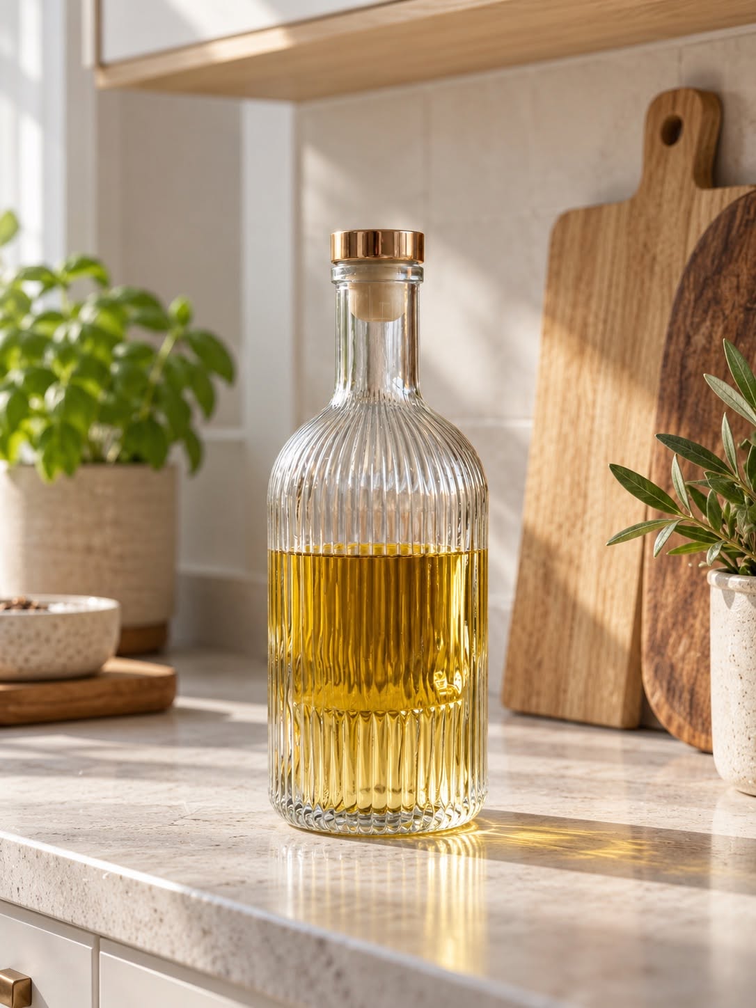 Fles met metalen deksel - 500ml – van glas
