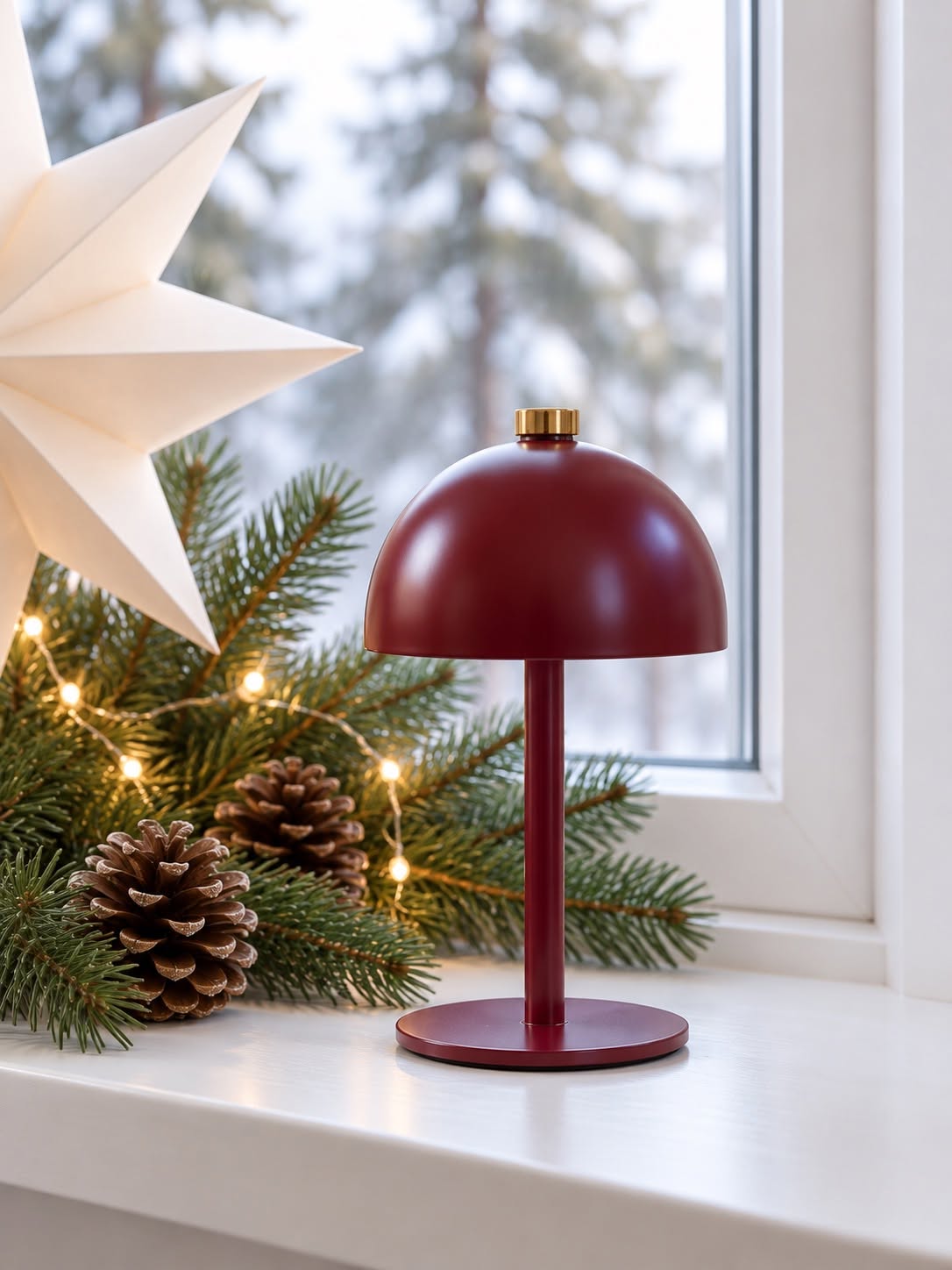 Mini lamp - Bordeaux