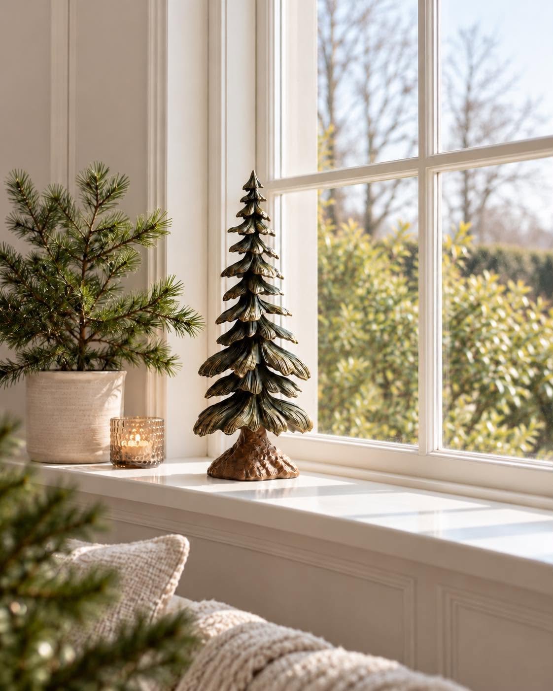 Kerstboompje resin – decoratief figuur
