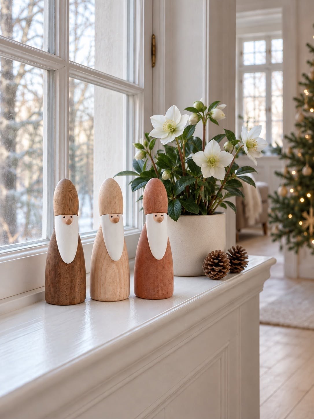 De 3 wijzen - wood – houten figuren