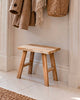Kruk in teak – natuurlijke houtlook