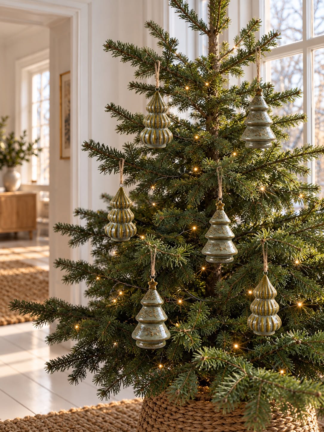 Kerstboom porselein - Green MIX