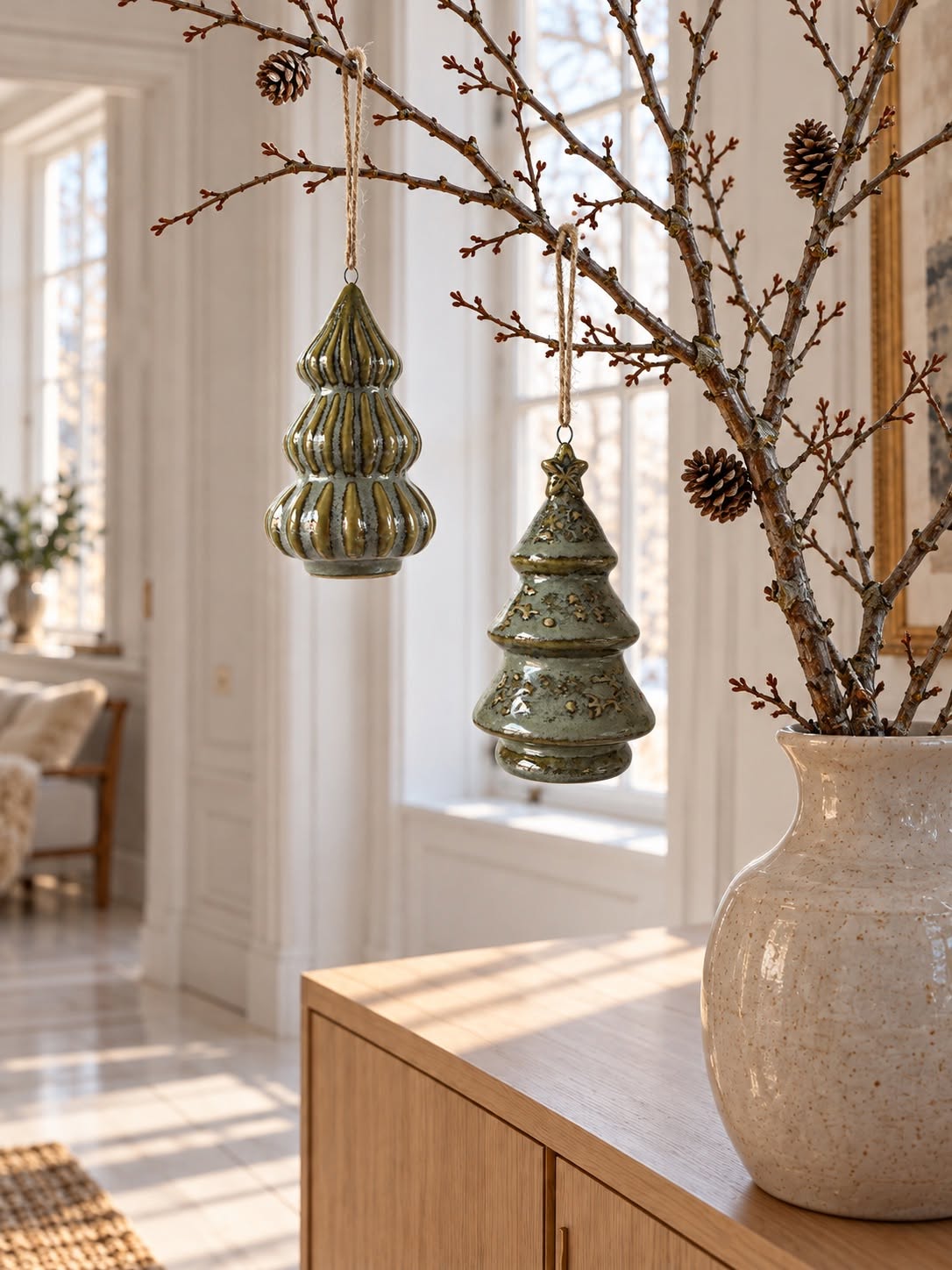 Kerstboom porselein - Green MIX