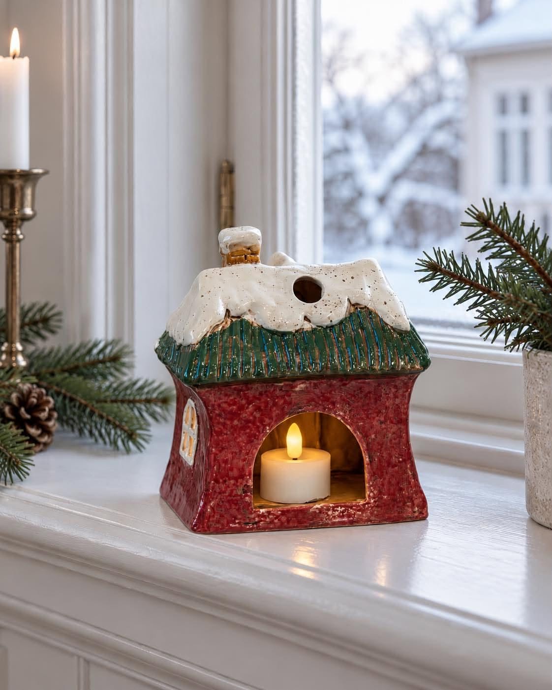 Lichthuis Jul – Keramisch Kersthuis