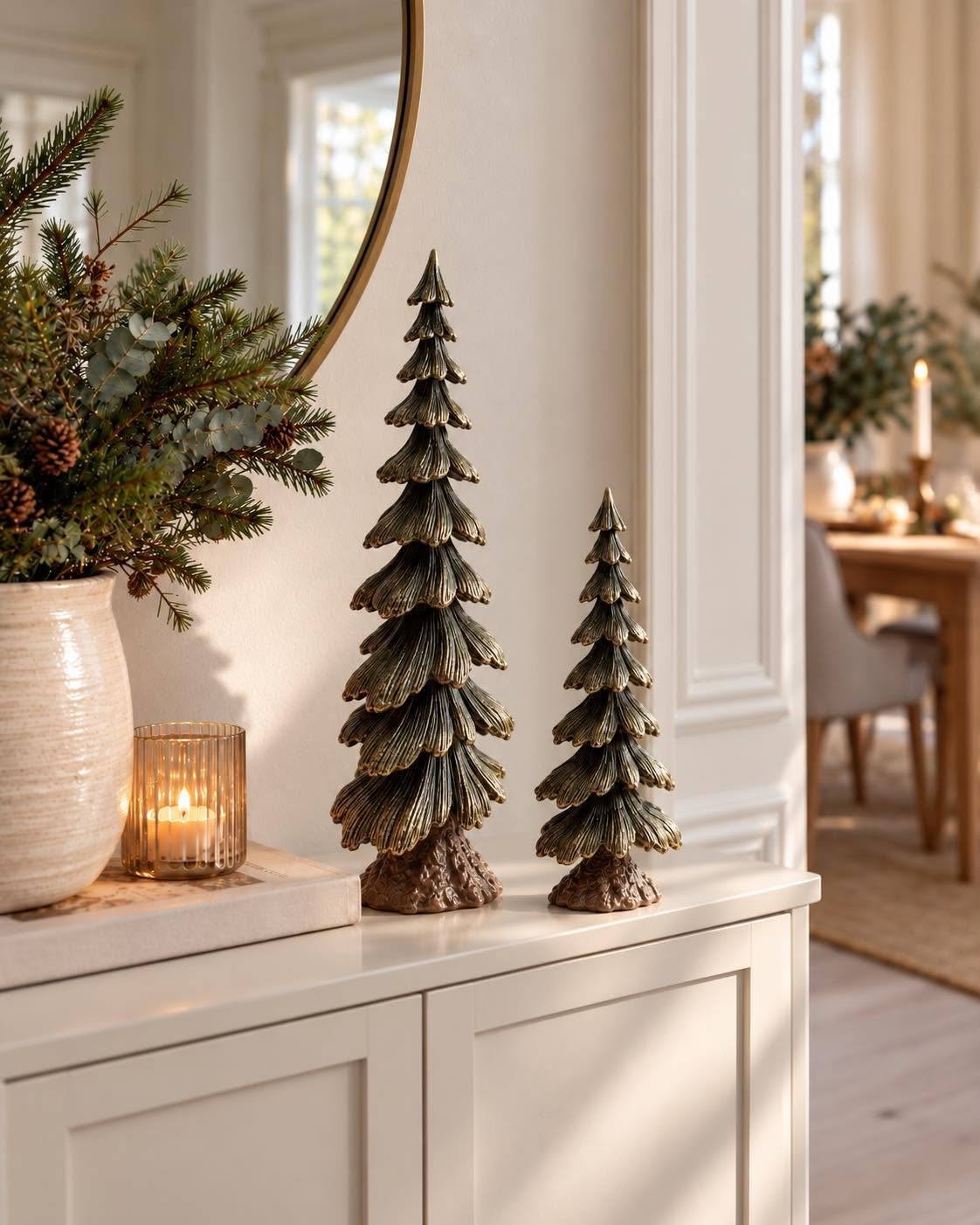 Kerstboompje resin – decoratief figuur