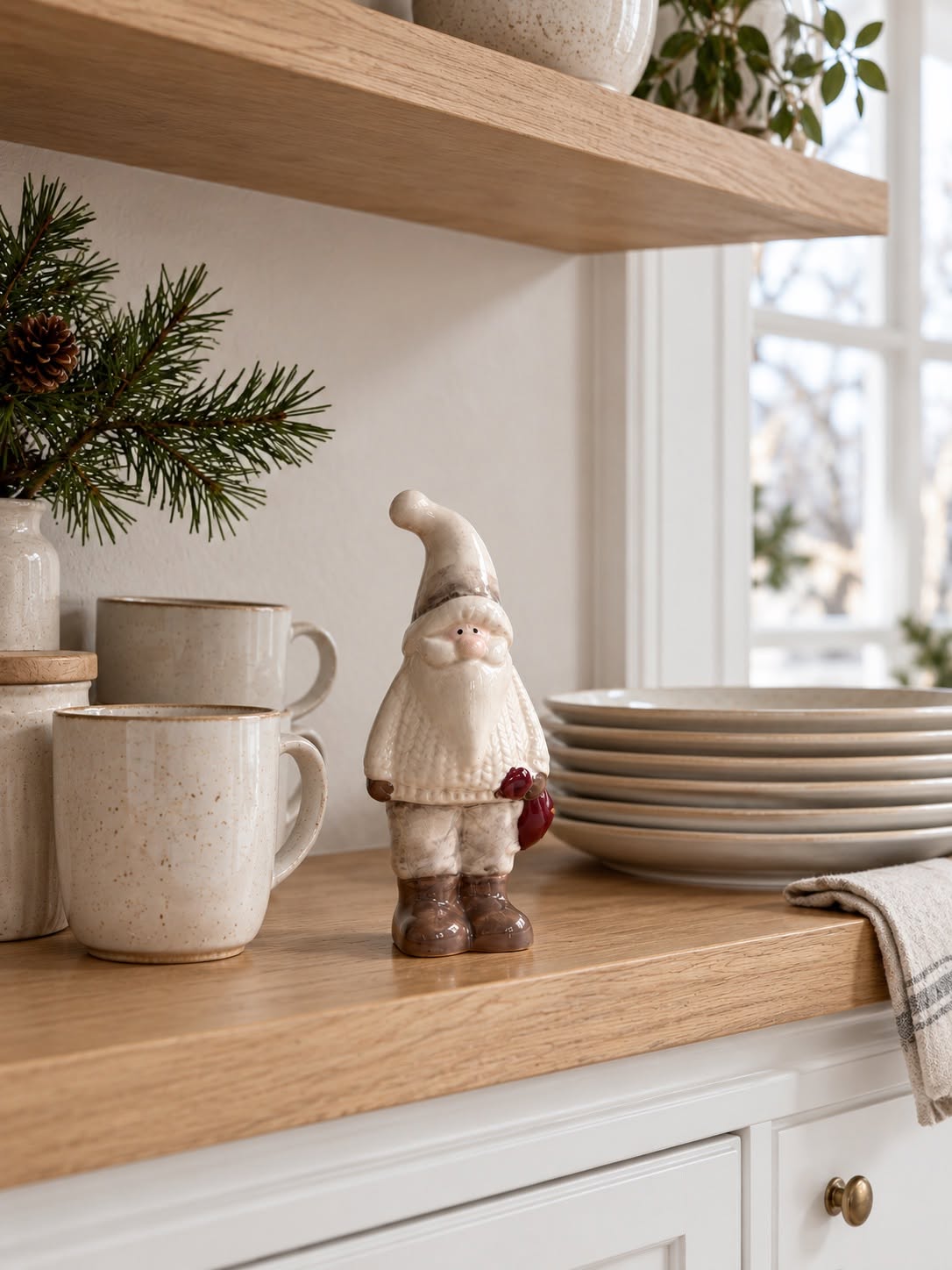 Kerstman keramiek - Klein