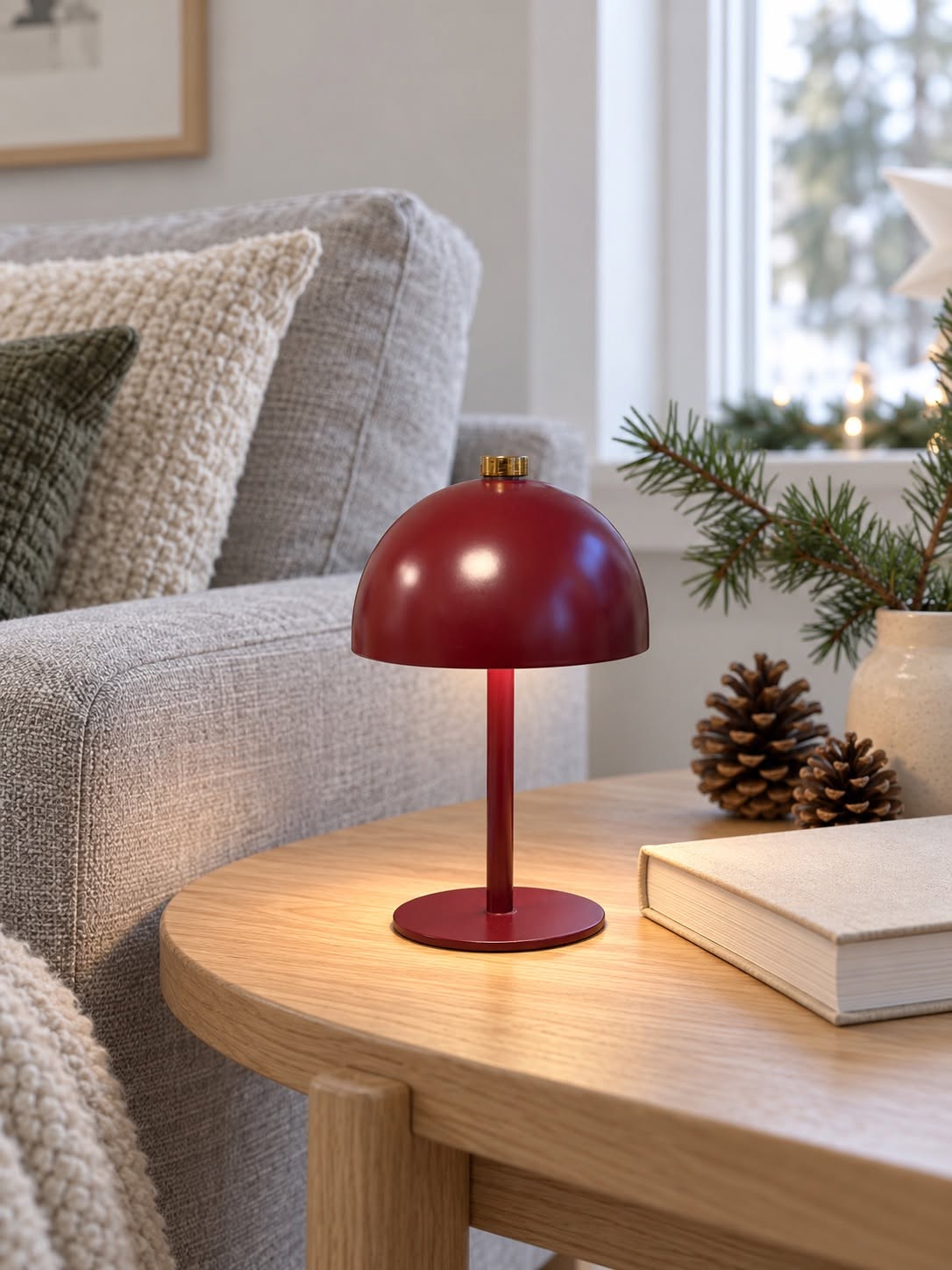 Mini lamp - Bordeaux