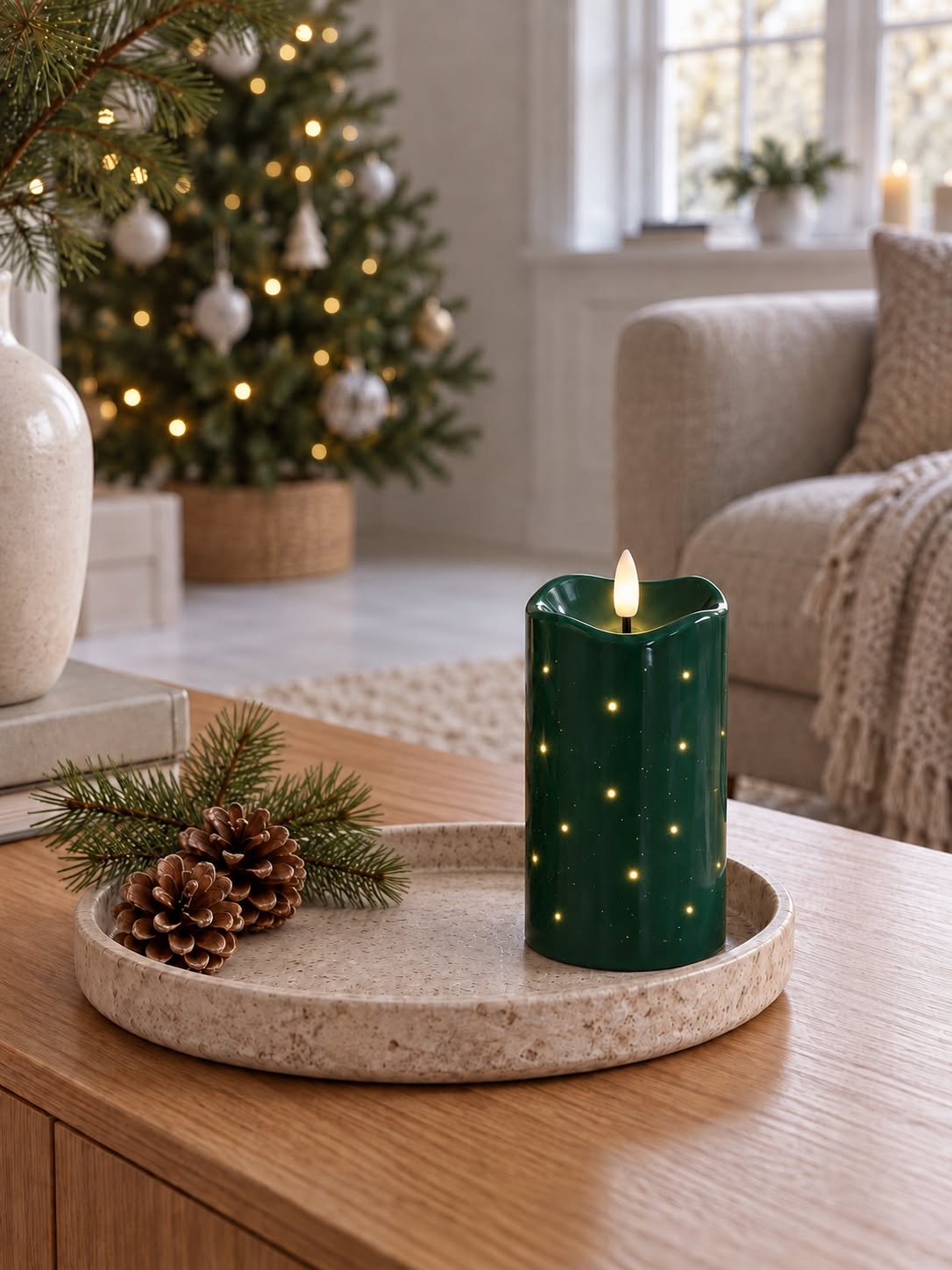 LED stompkaars TWINKLE groen