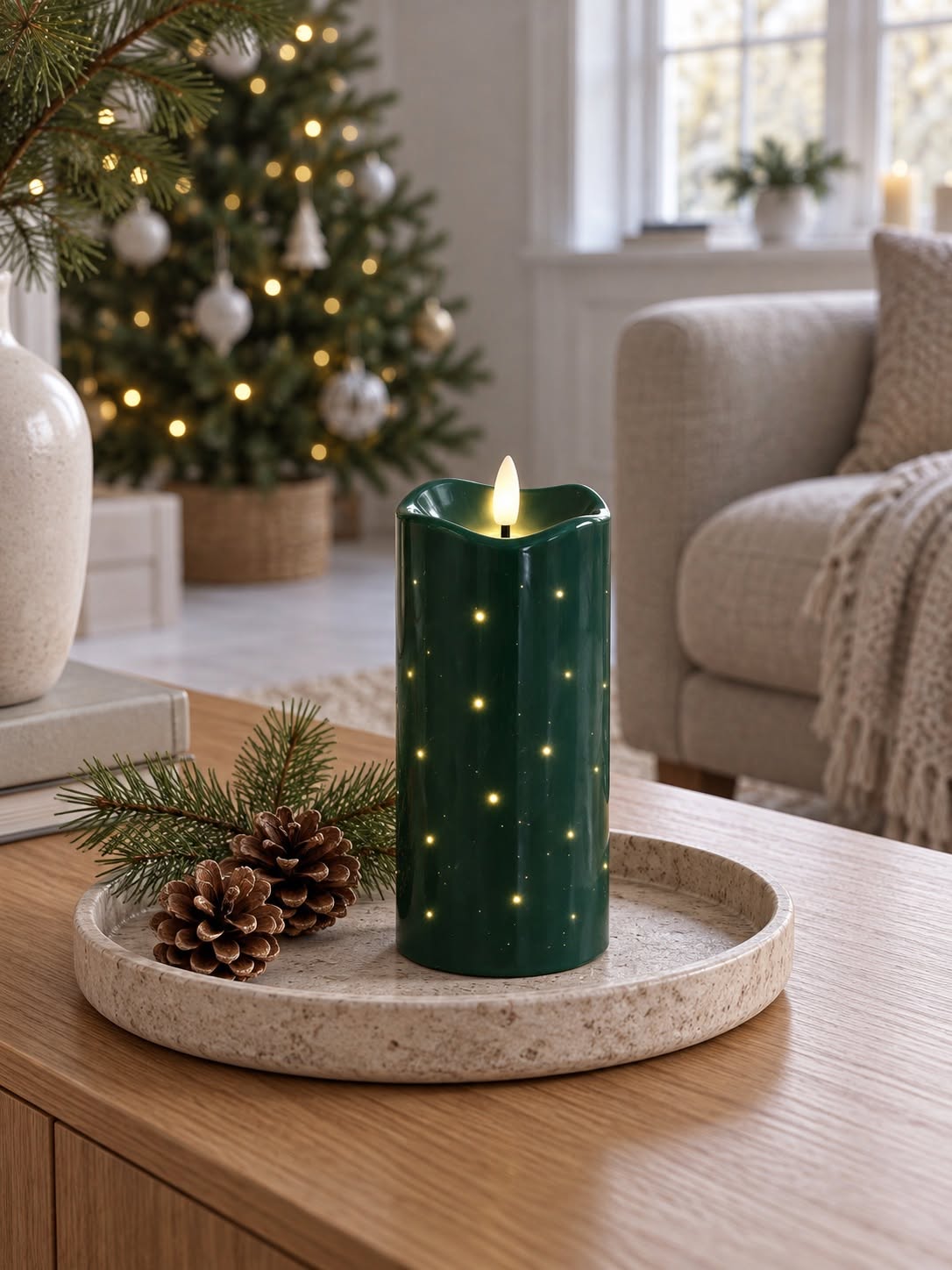 LED stompkaars TWINKLE groen