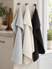 Theedoeken 3 stuks microvezel - wit, grijs, antraciet