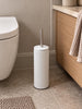 Toiletborstel geribbeld - Wit