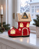Kerstlaars-kandelaar – keramiek
