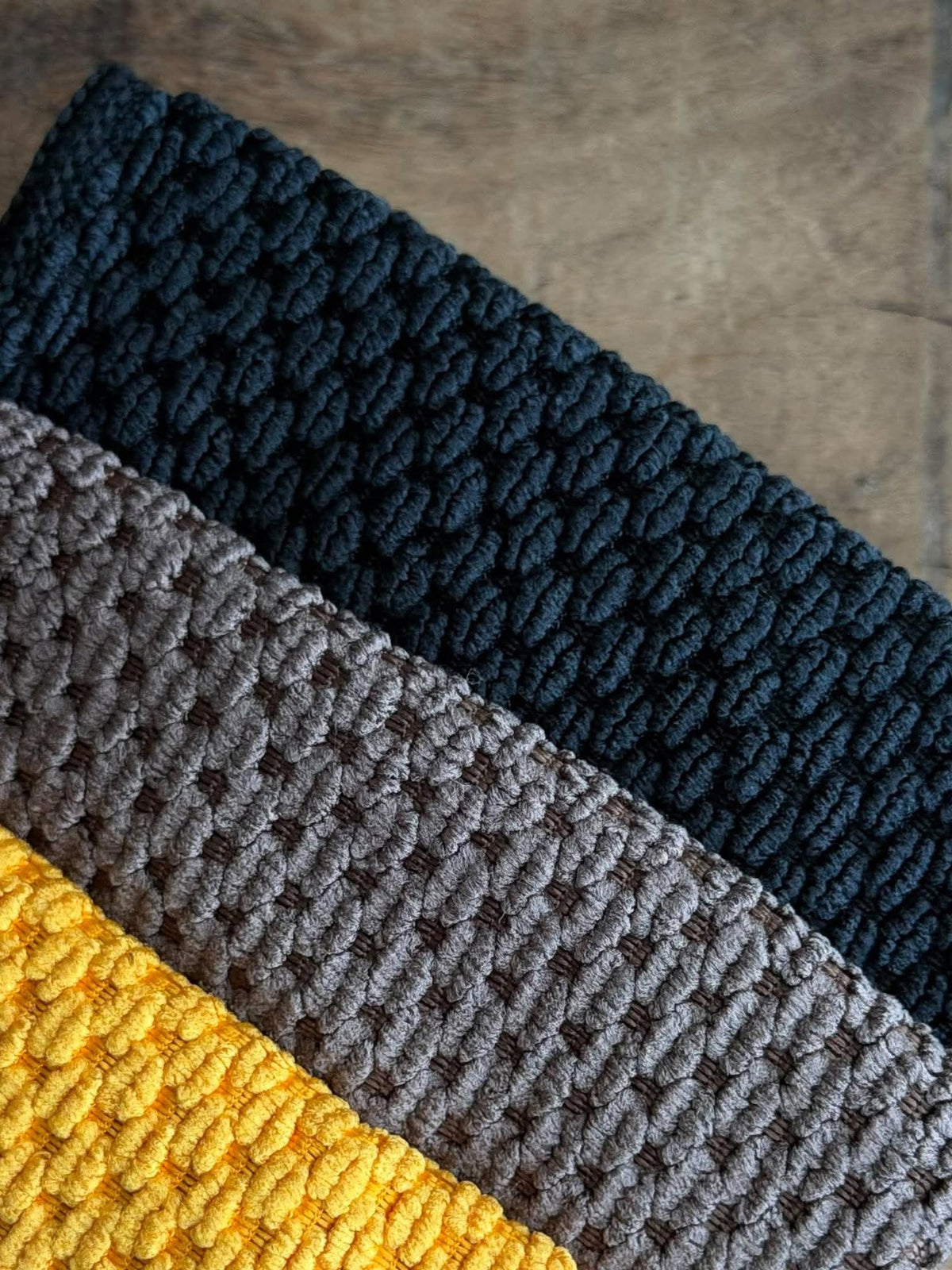 Vaatdoek microvezel wafel - 3 stuks Mango