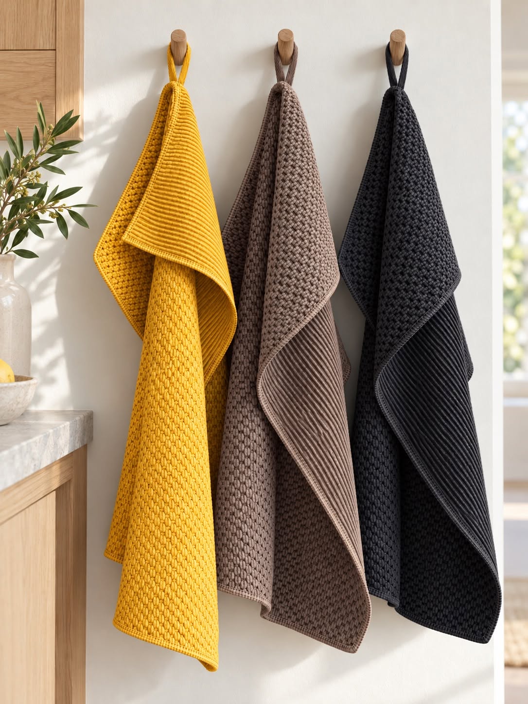 Theedoeken 3 stuks microvezel – Mango