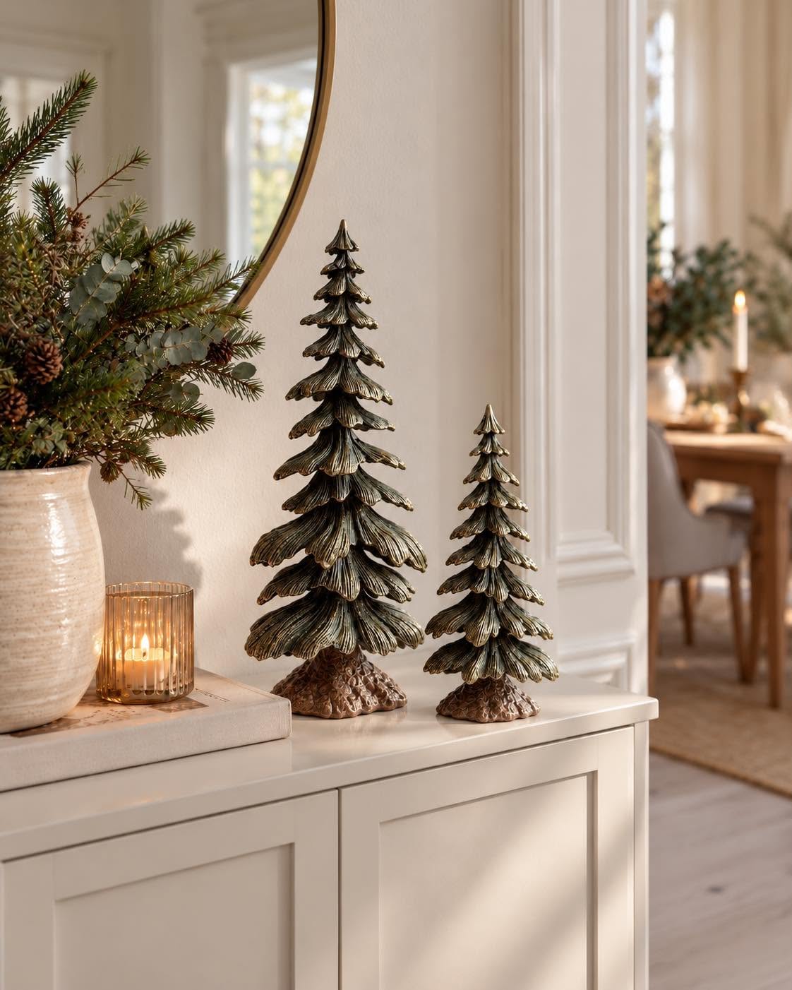 Kerstboompje resin – decoratief figuur