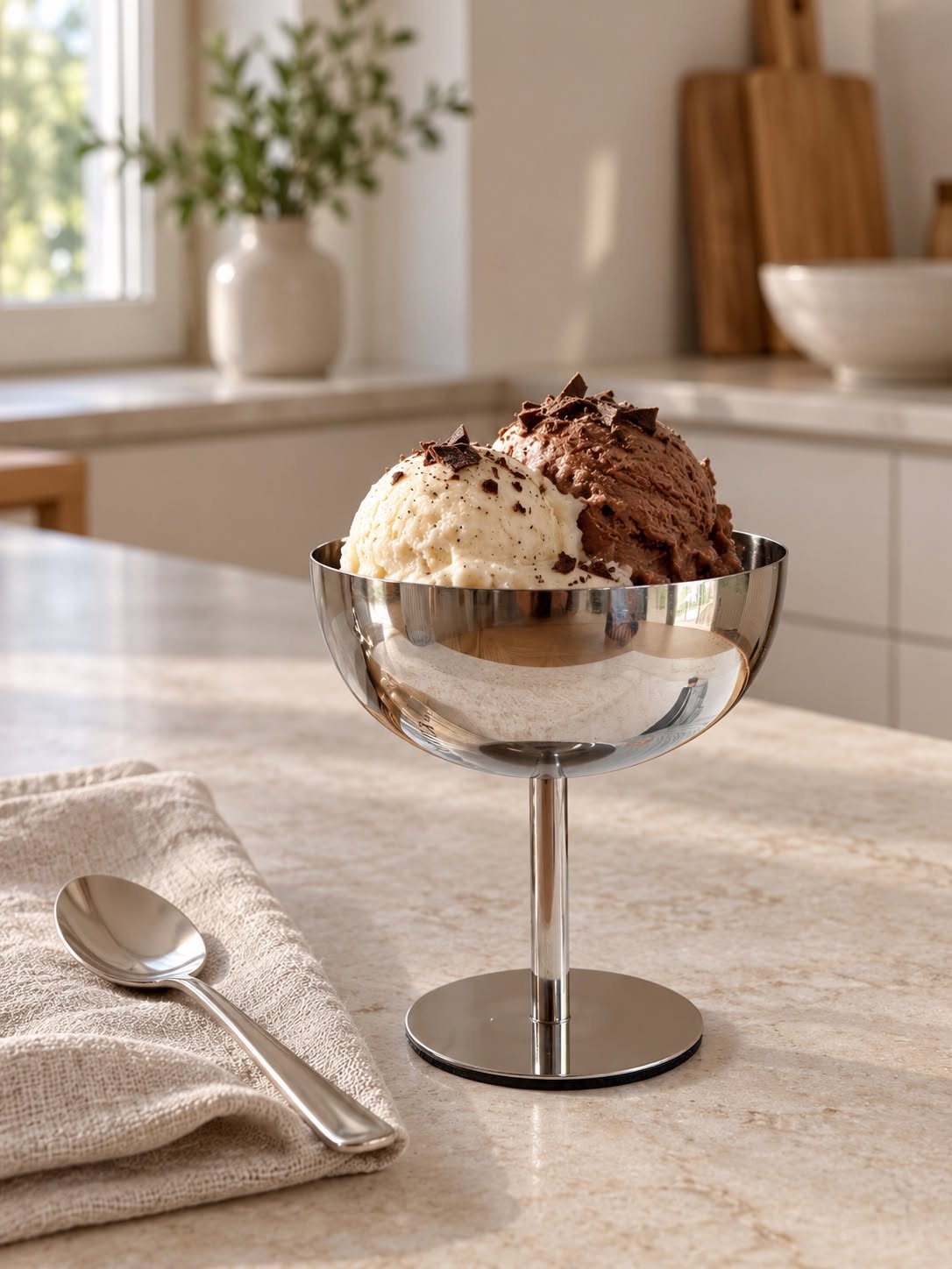 Ijsdessertschaaltje – Roestvrij staal