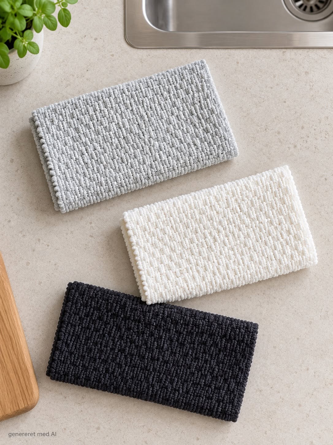 Vaatdoek microvezel wafel - 3 st.