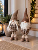 Kerstgnomen – geruite kerstfiguren