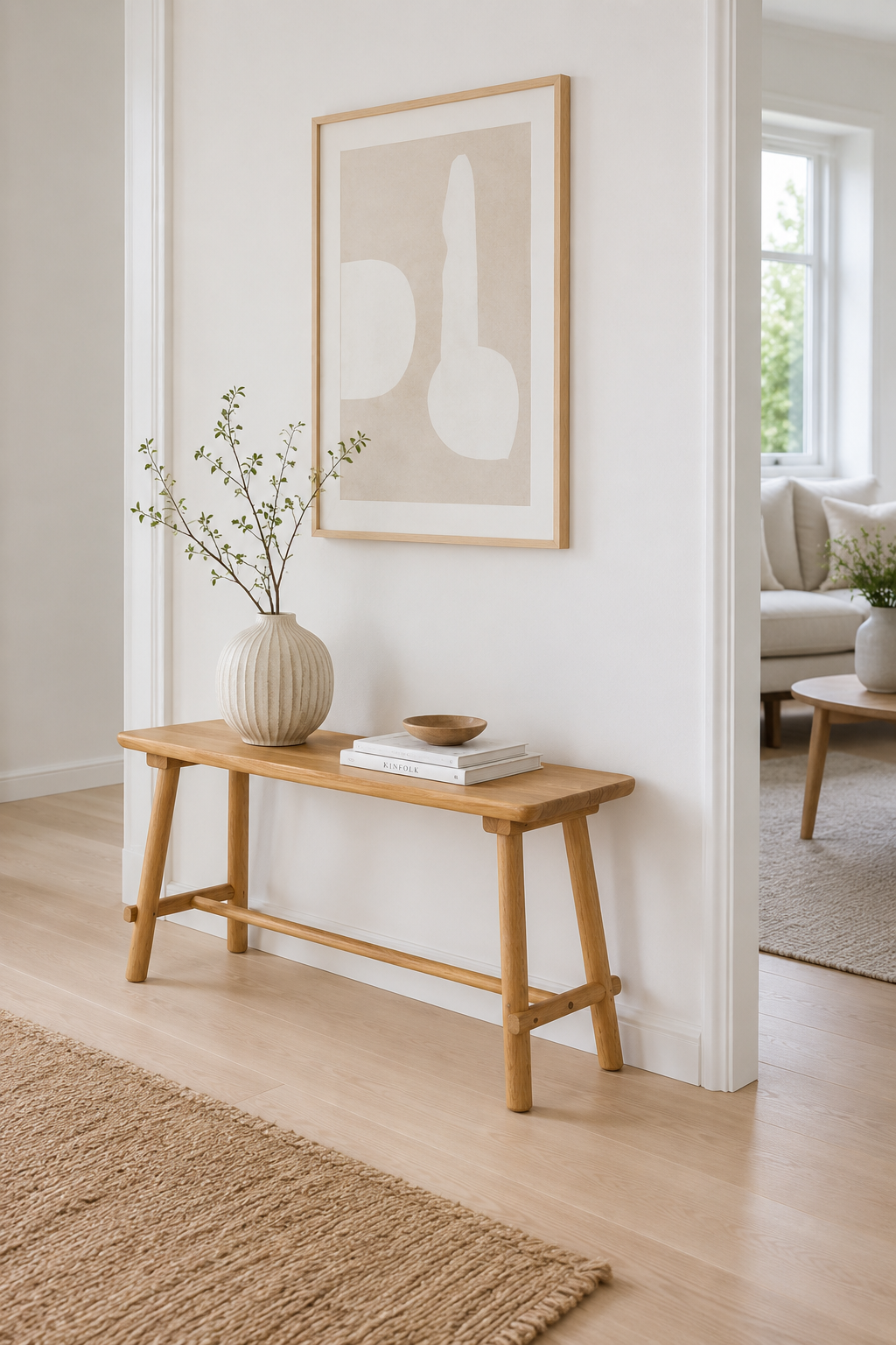 Banc Oak nature 90 cm