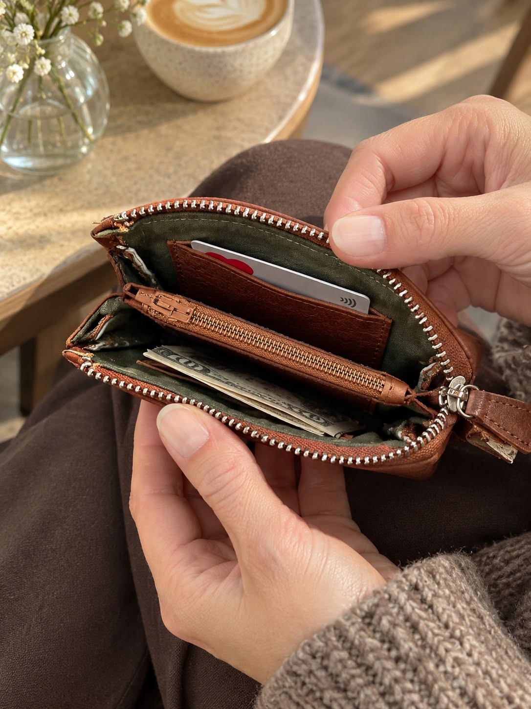 Portemonnee met ruimte voor creditcards - Hunter