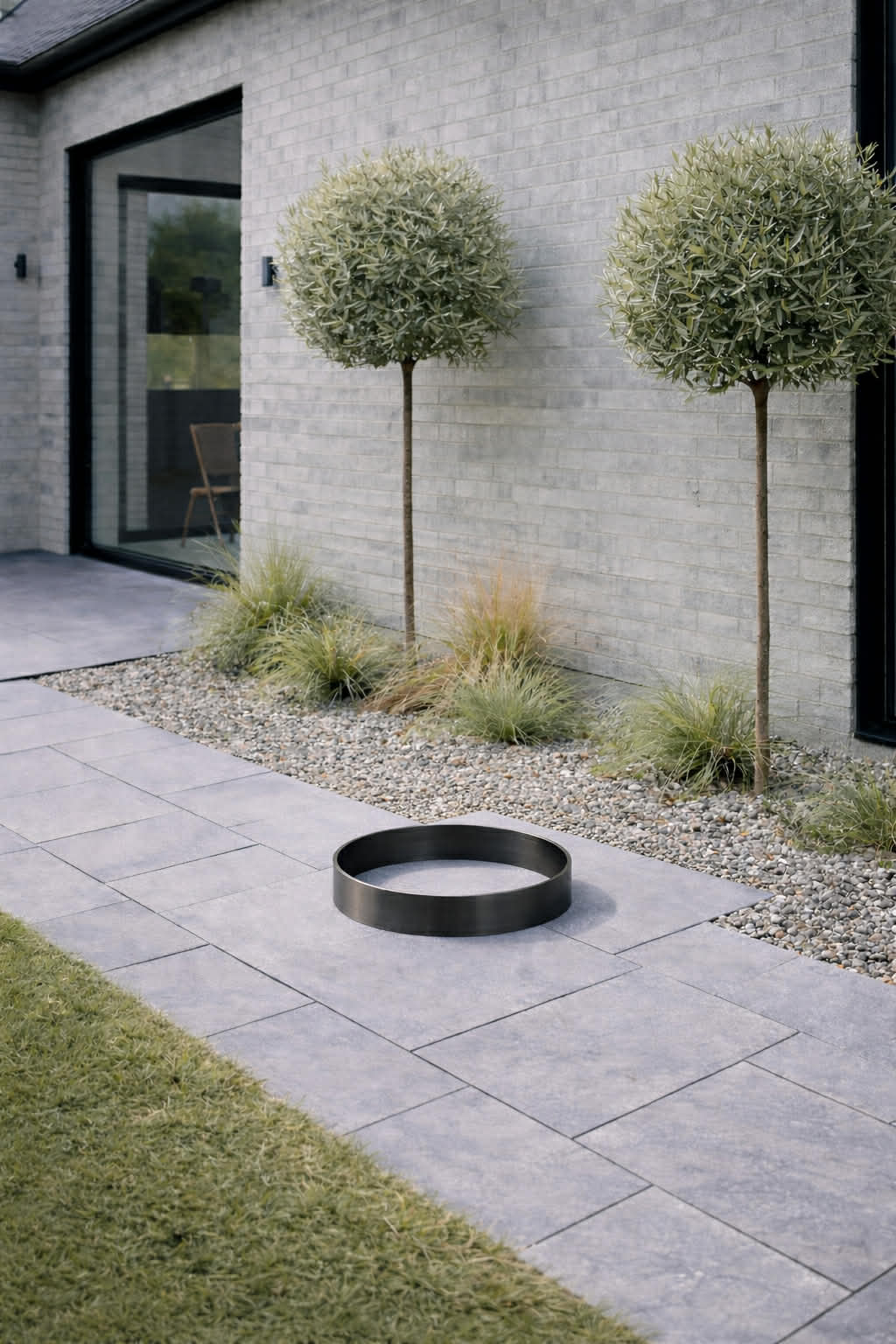 Ring voor spiegelvijver - Dia 33 Black