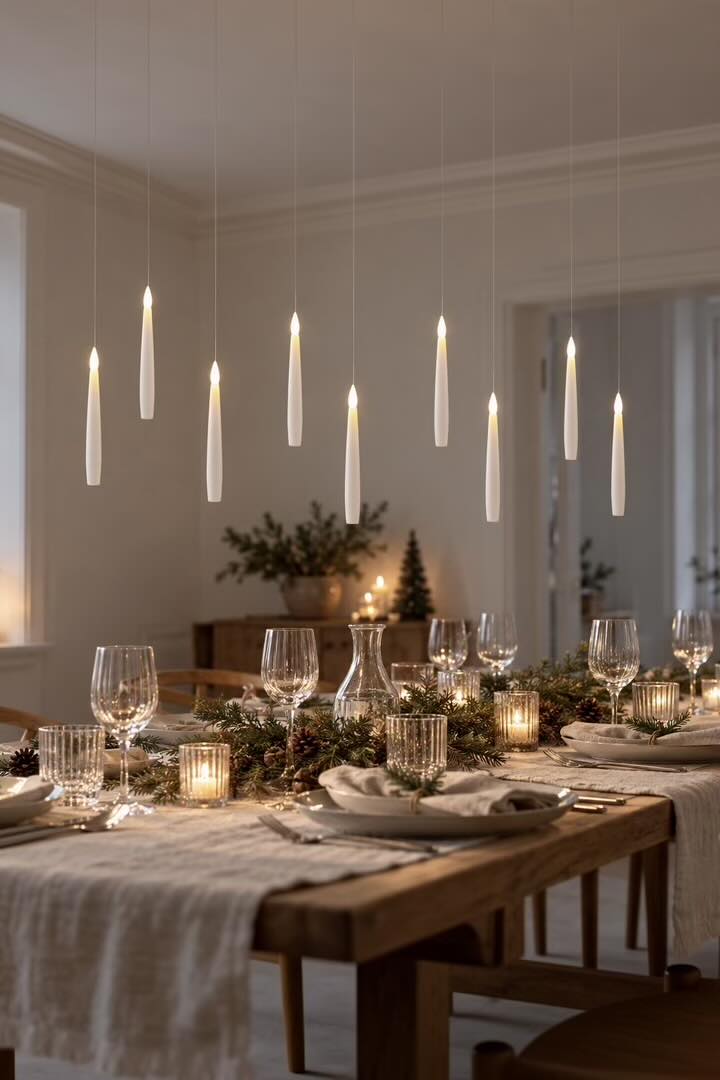 Zwevende LED-kaarsen - 10-pack