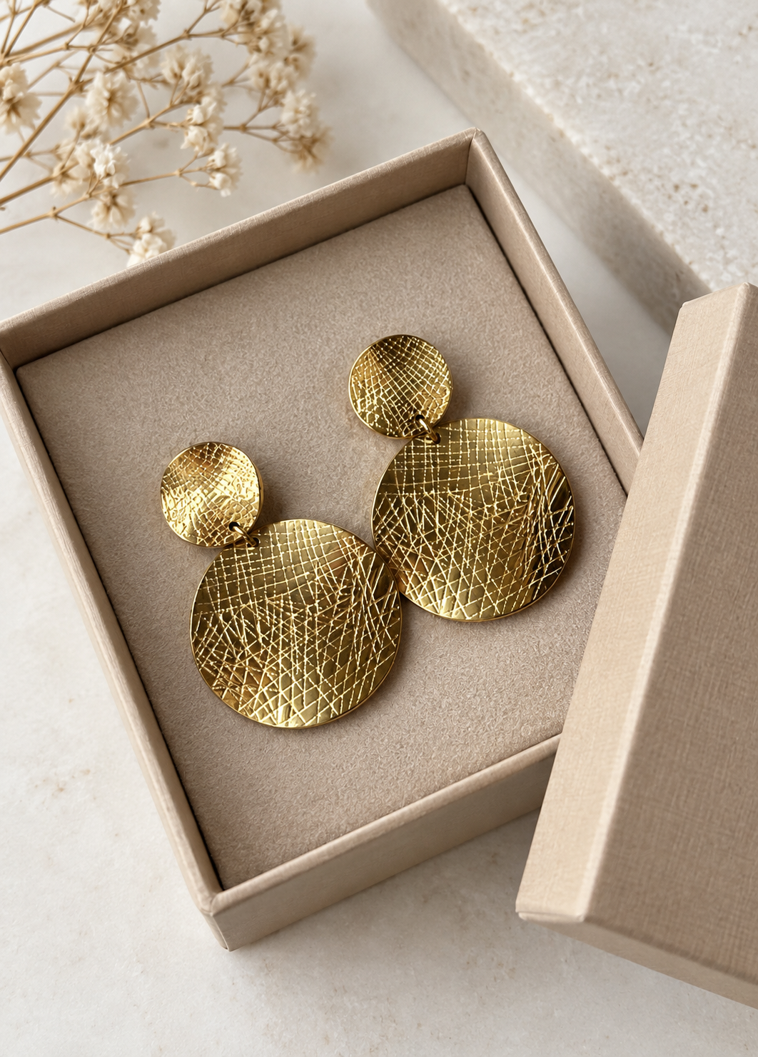 Oorbellen ALBERTE - 18k verguld