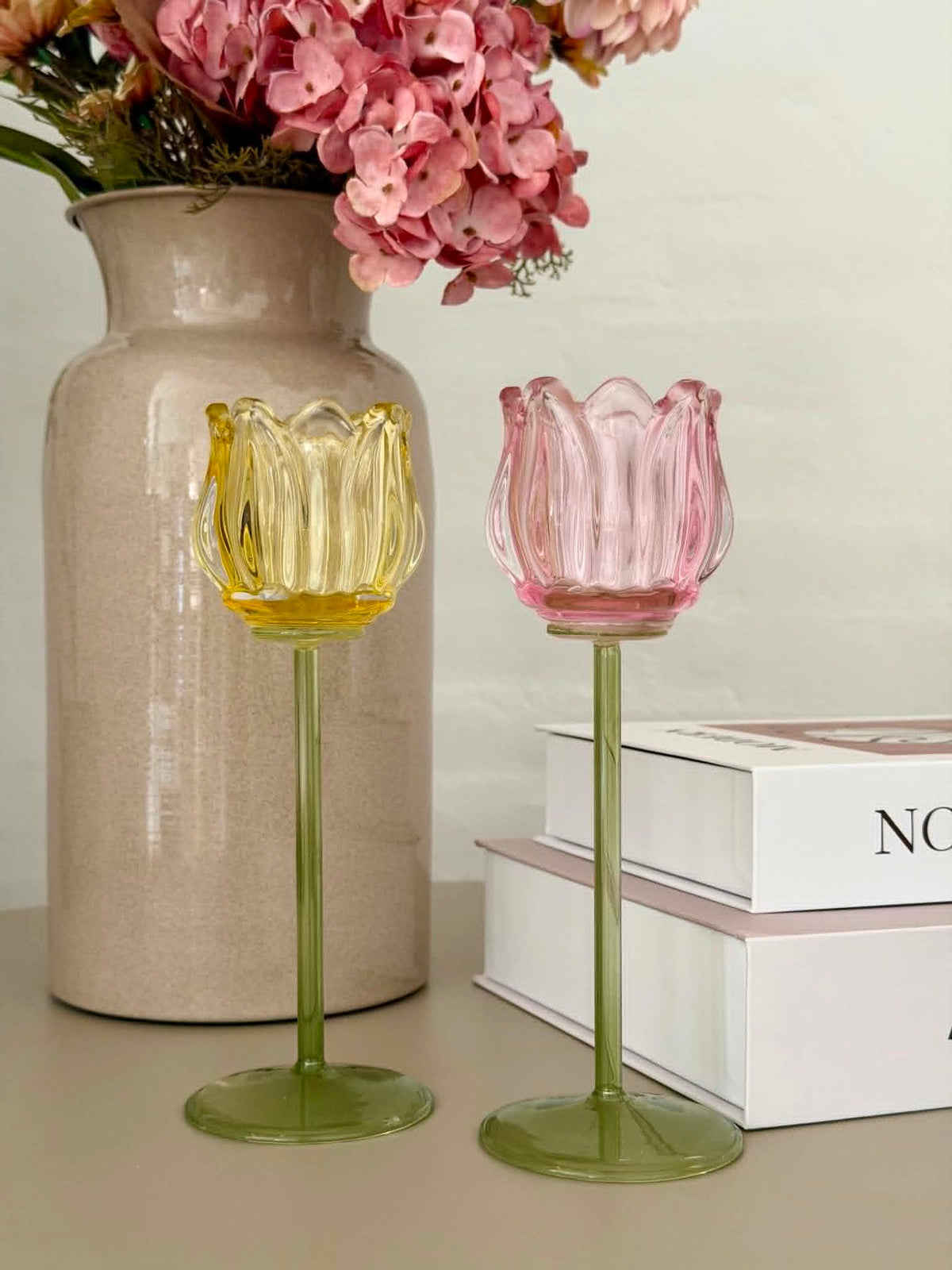 Lichtoper Tulipaan - Geel