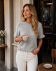 Gebreide top Briala - Grigio