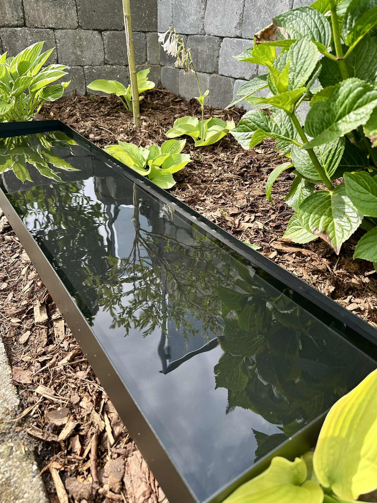 Spiegelvijver Rectangle - Black