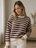 Knit Nivelle - Old rose / brown