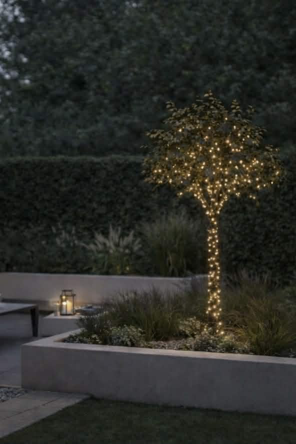 Lichtslinger met zonnecellen en USB - 240 LED-lichtjes