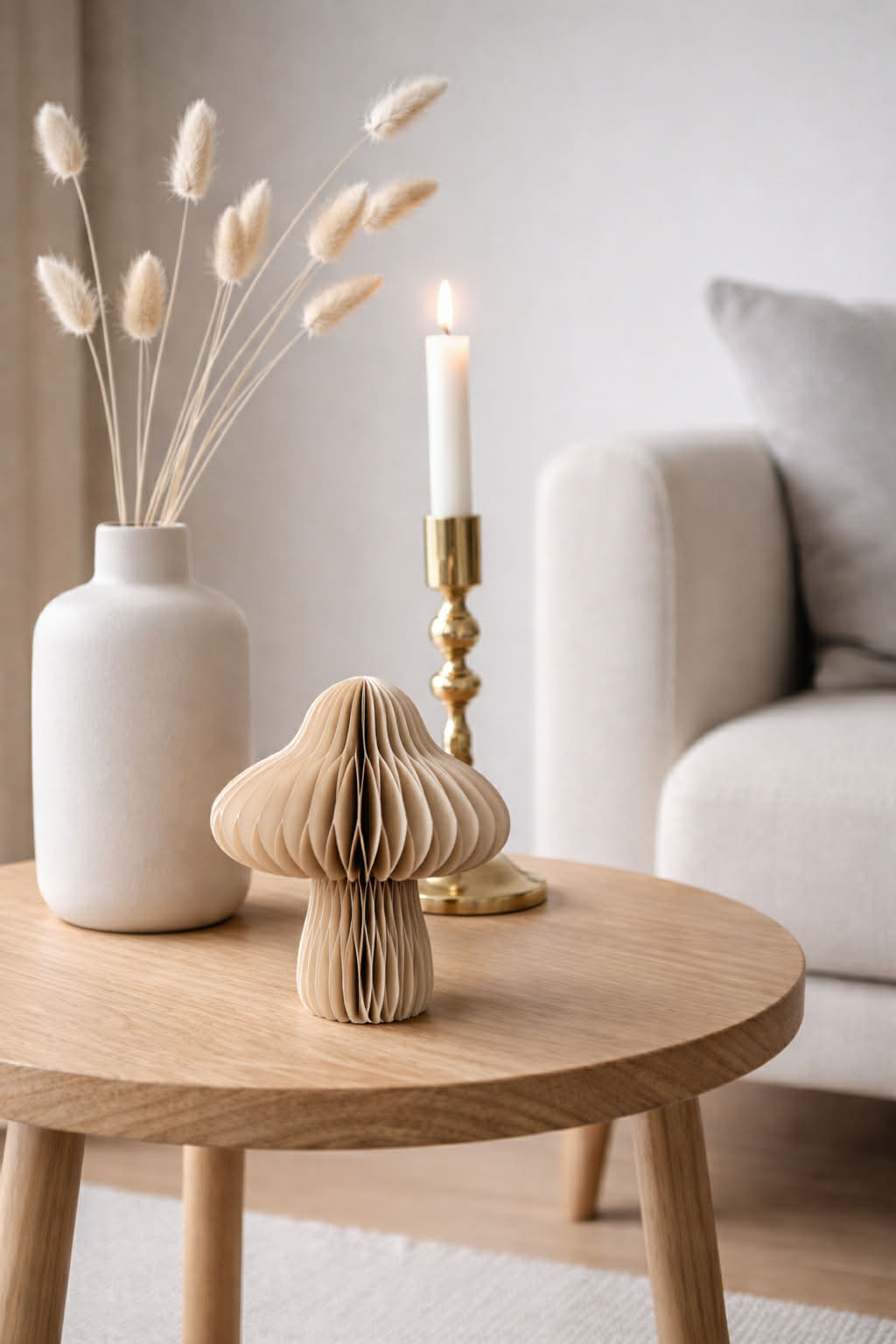 Mushroom paper small - goud