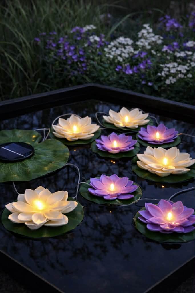 Lotus ketting met Solar - 8 bloemen
