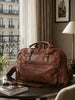 Weekendtas Raw boheme - Brown