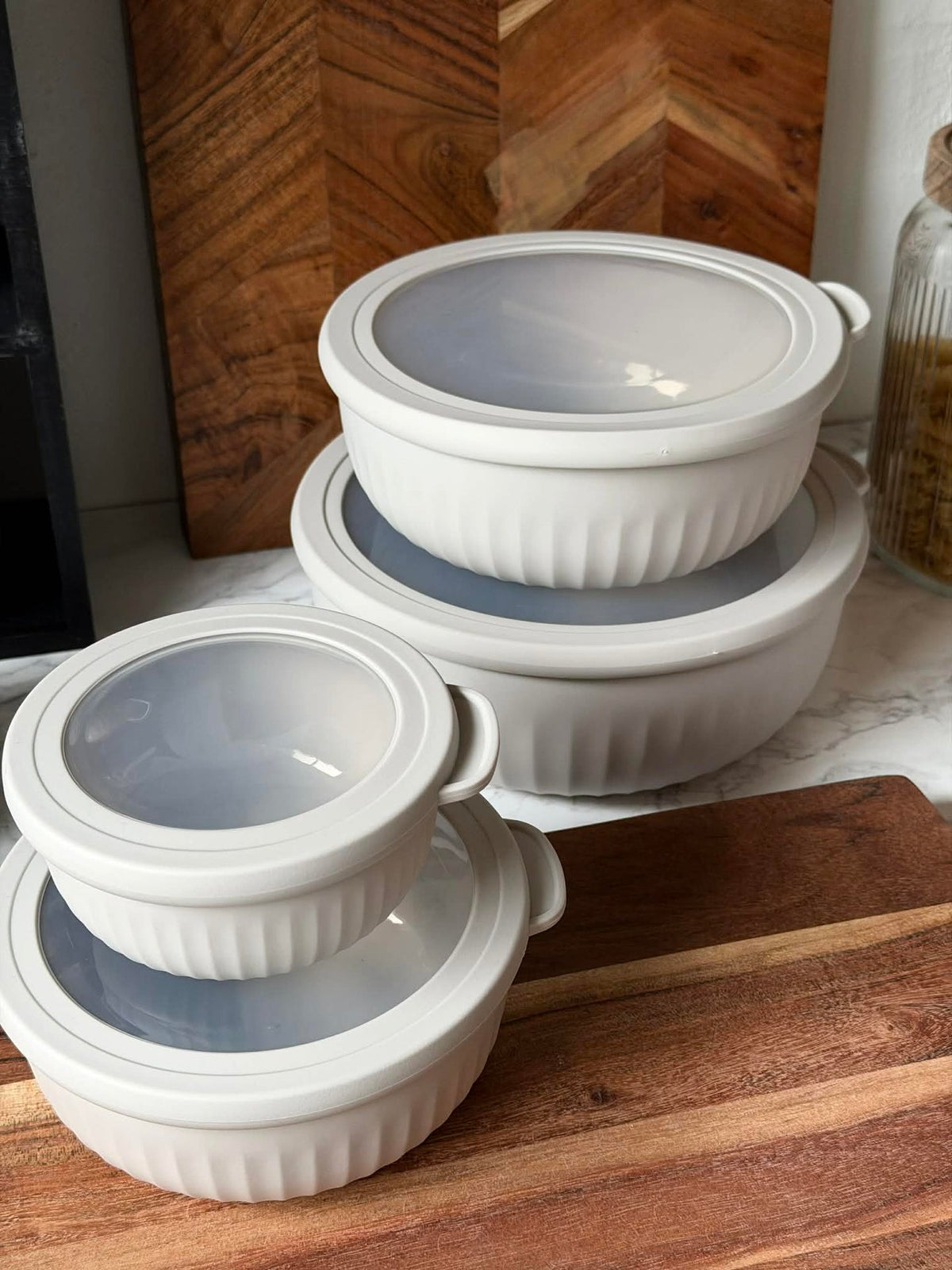 Opbergdozen Stone – Set van 4 stuks.