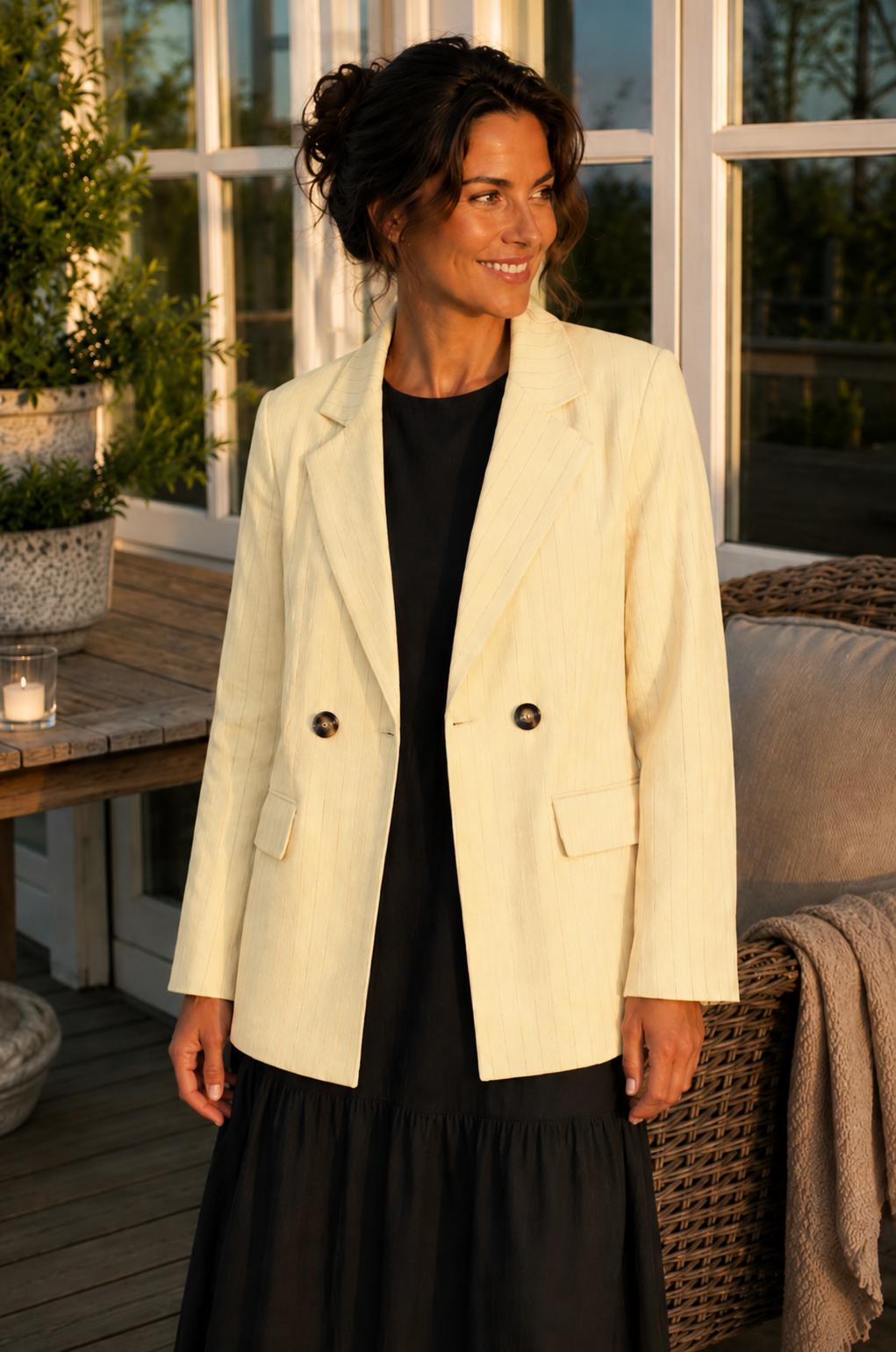 Blazer Marissa geel